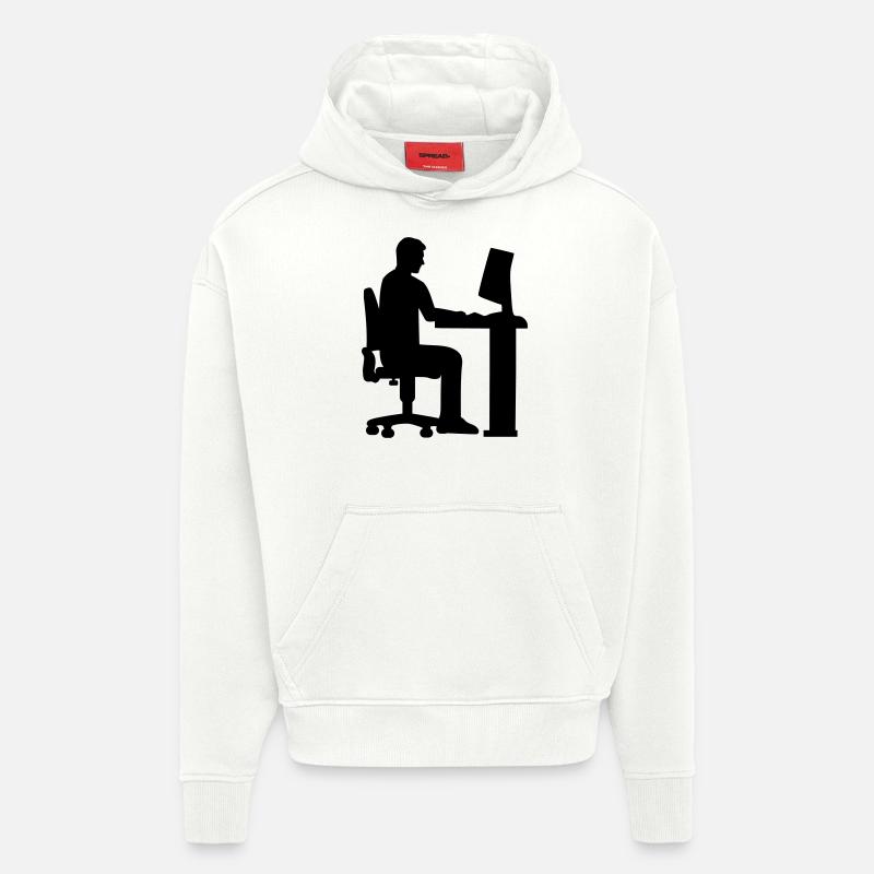 Programmer - Hoodie- made by SPREAD  - OFF WHITE