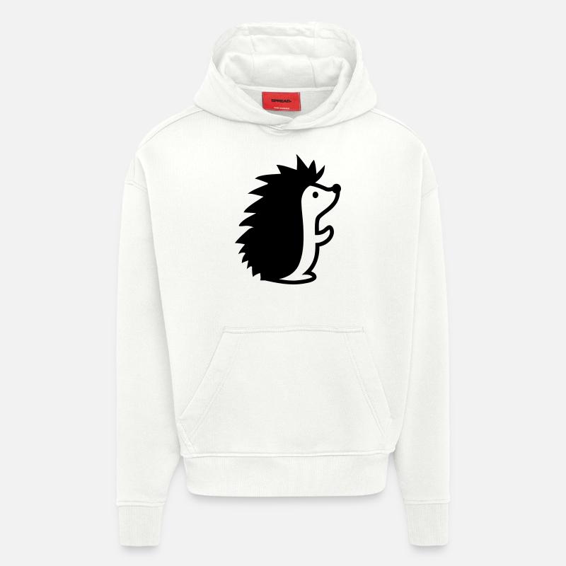 Igel - Hoodie- made by SPREAD  - OFF WHITE