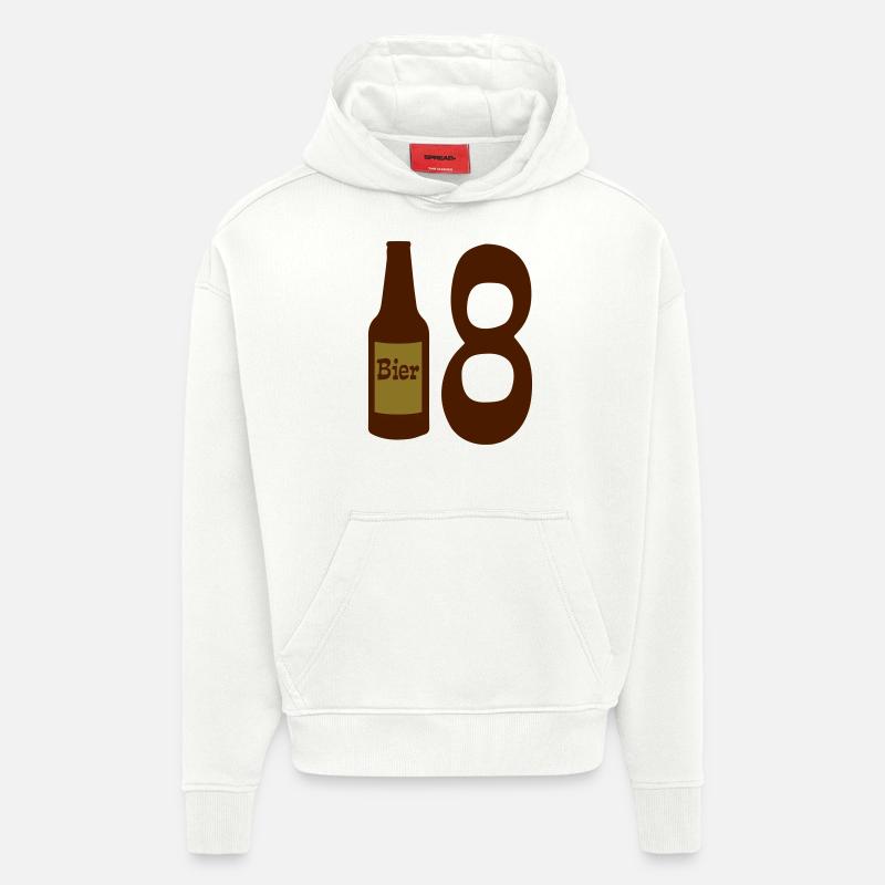 18 - Hoodie- made by SPREAD  - OFF WHITE