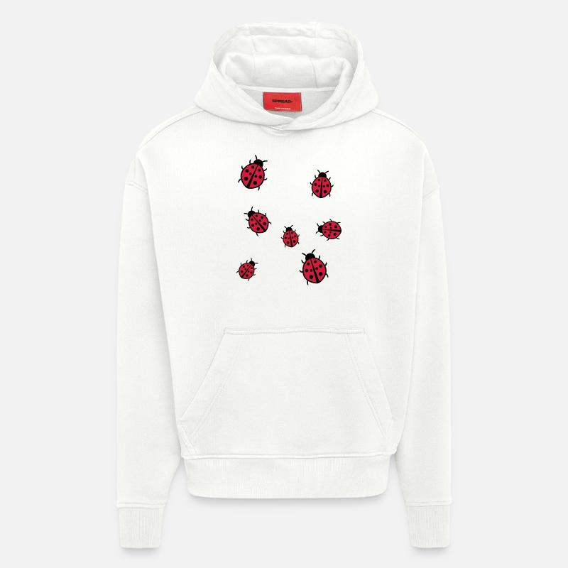 Kleiner Marienkäfer - Hoodie- made by SPREAD  - OFF WHITE
