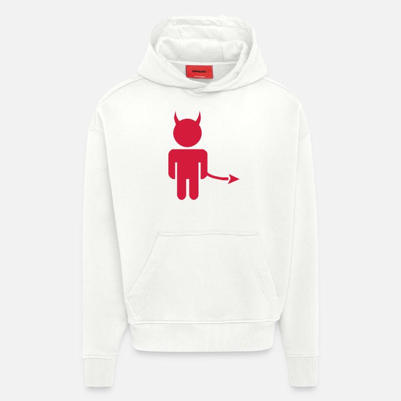 little_devil - Hoodie- made by SPREAD  - OFF WHITE