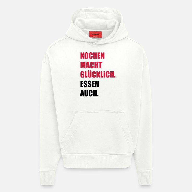 kochen - Hoodie- made by SPREAD  - OFF WHITE