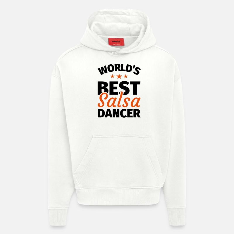 Salsa - Sweat à capuche bio épais oversize fabriqué en UE - OFF WHITE