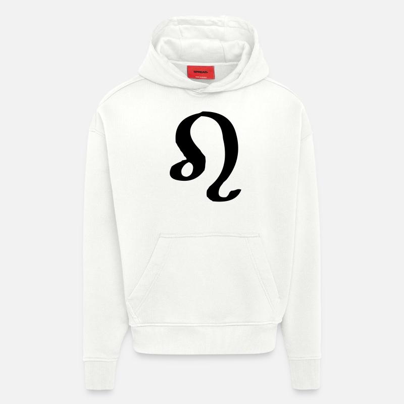 Loewe astro tirage - Sweat à capuche bio épais oversize fabriqué en UE - OFF WHITE
