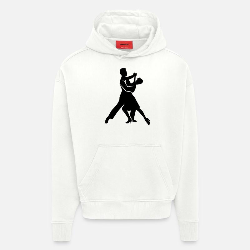Foxtrot - Sweat à capuche bio épais oversize fabriqué en UE - OFF WHITE