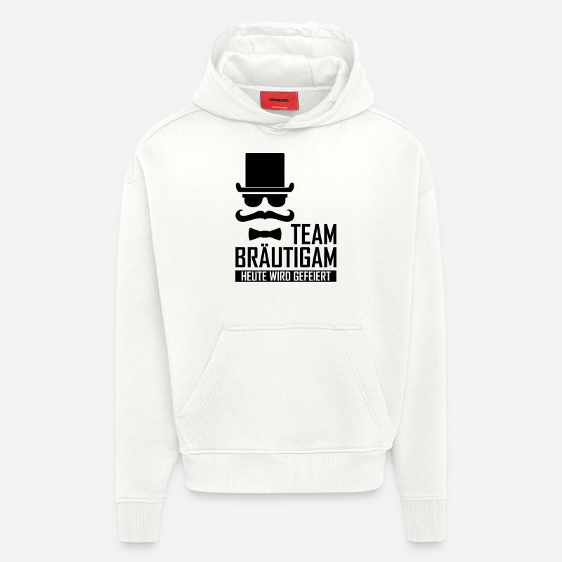 Team Bräutigam 7 - Hoodie- made by SPREAD  - OFF WHITE
