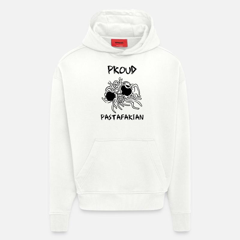 Stolzes Pastafarian - Hoodie- made by SPREAD  - OFF WHITE