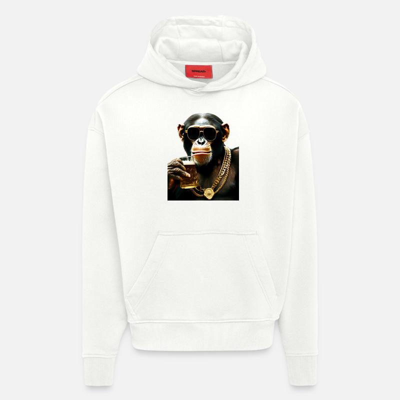Be cool! - Hoodie- made by SPREAD  - OFF WHITE