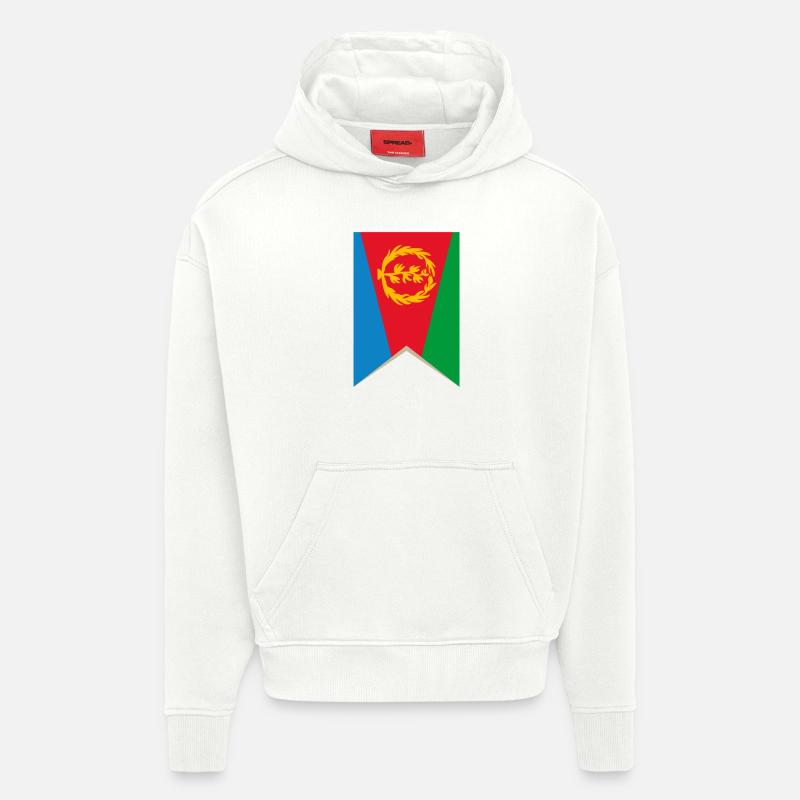 Eritrea Erey - Hoodie- made by SPREAD  - OFF WHITE