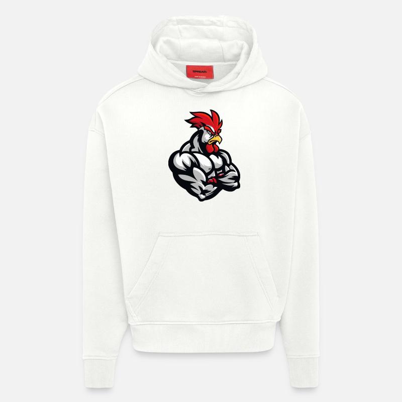 Hahn Comic - Hoodie- made by SPREAD - OFF WHITE