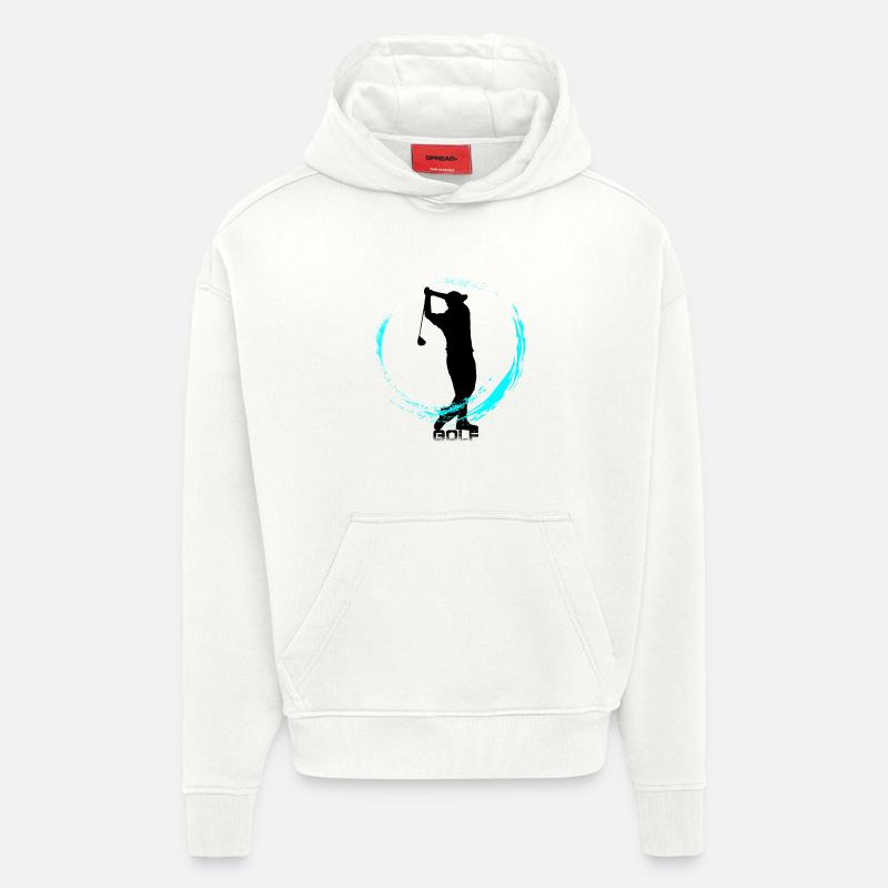 le golf - Sweat à capuche bio épais oversize fabriqué en UE - OFF WHITE