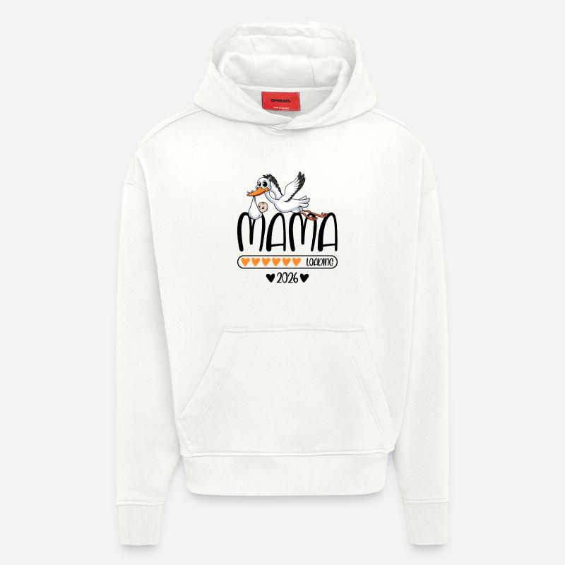 Mama 2026 loading - Hoodie- made by SPREAD  - OFF WHITE