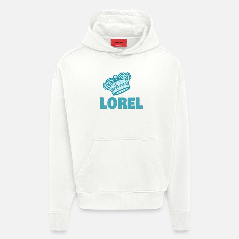 Lorel - Sweat à capuche bio épais oversize fabriqué en UE - OFF WHITE