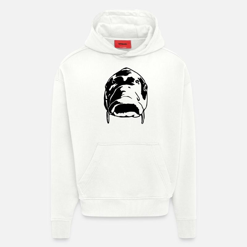 as10_carp_front - Hoodie- made by SPREAD  - OFF WHITE
