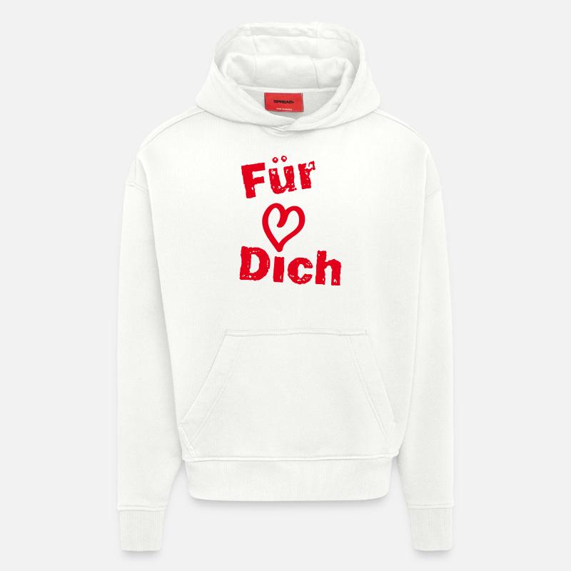 Für Dich - Hoodie- made by SPREAD  - OFF WHITE