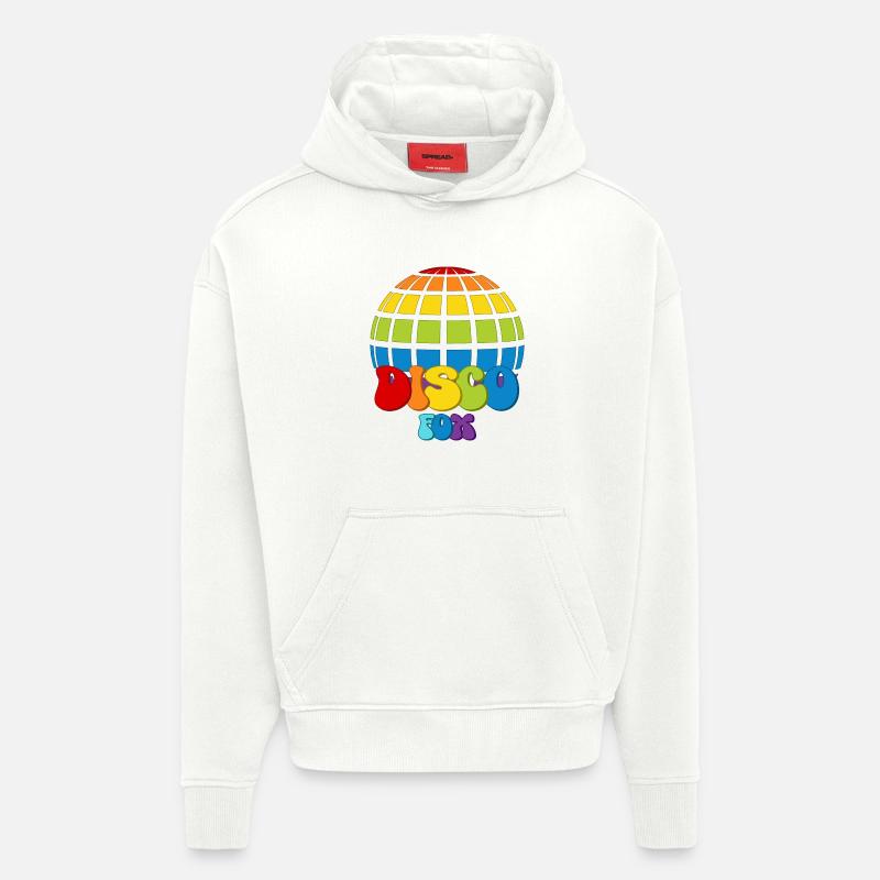Disco Fox Discokugel Groovy Discothek Discofox - Hoodie- made by SPREAD  - OFF WHITE