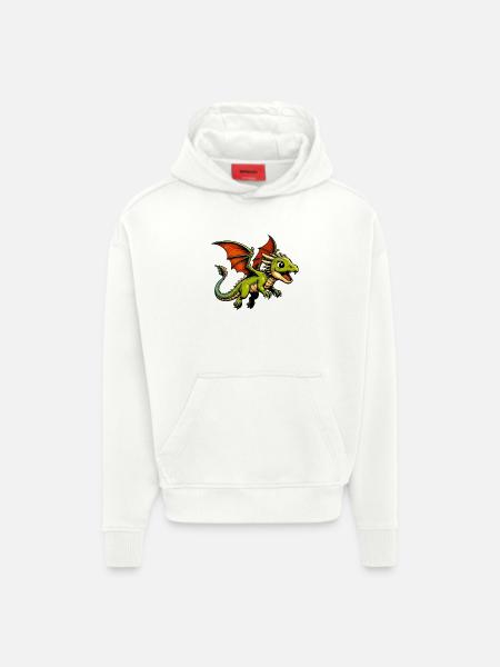 Drache - Hoodie- made by SPREAD - OFF WHITE