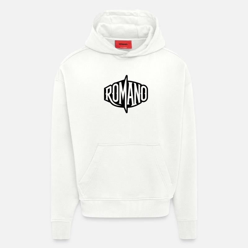 Romano - Römer oder Namens-Emblem - Hoodie- made by SPREAD  - OFF WHITE