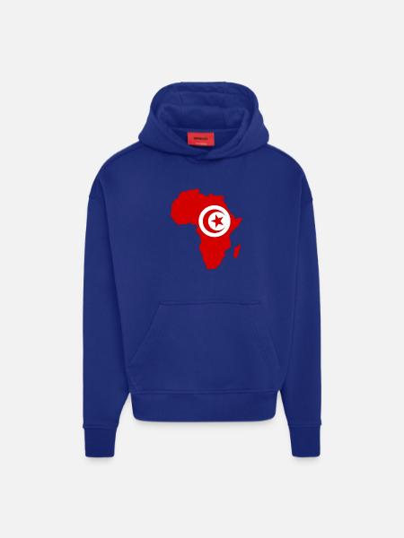 Tunisia Flag Africa - Hoodie- made by SPREAD - OFF WHITE