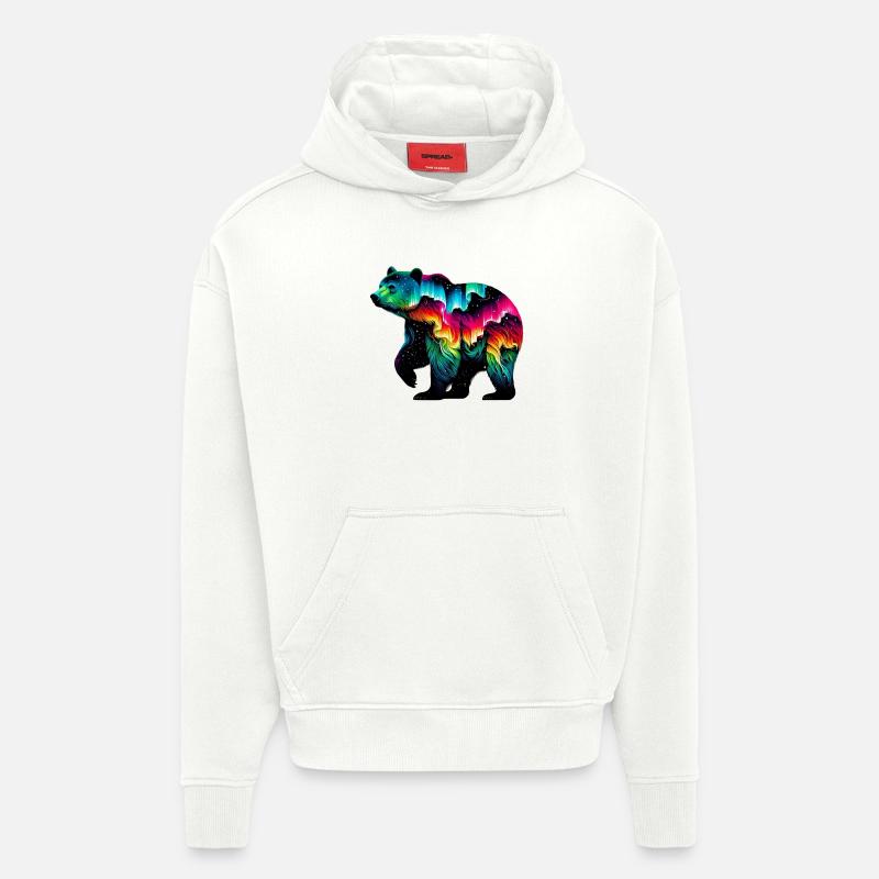 Bär - Hoodie- made by SPREAD  - OFF WHITE