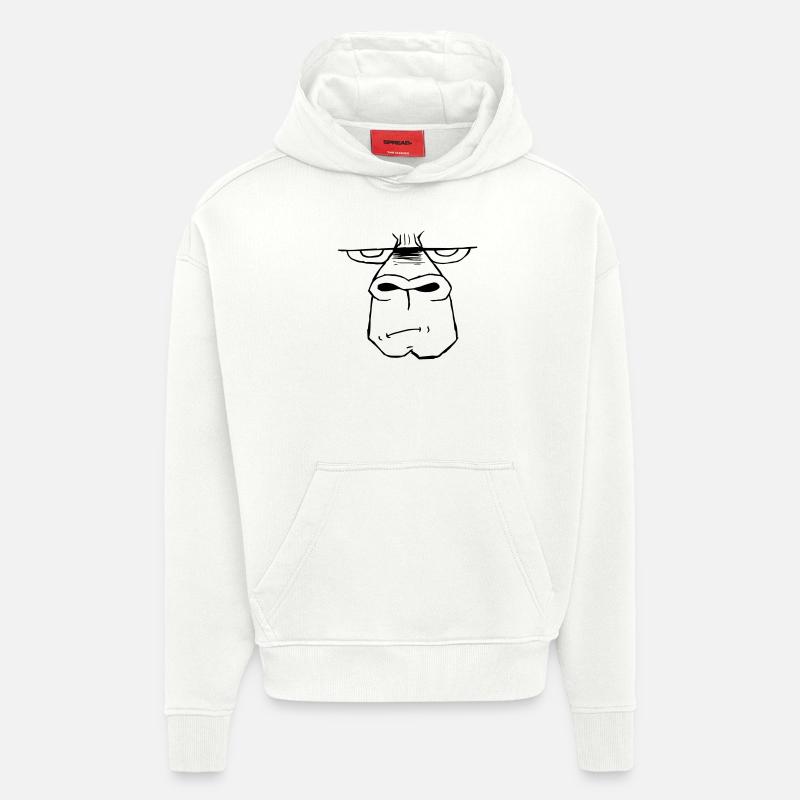 Ape - Hoodie- made by SPREAD  - OFF WHITE