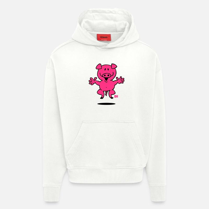 Ferkel - Hoodie- made by SPREAD  - OFF WHITE