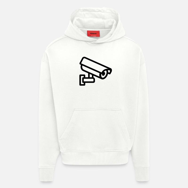 Kamera - Hoodie- made by SPREAD  - OFF WHITE