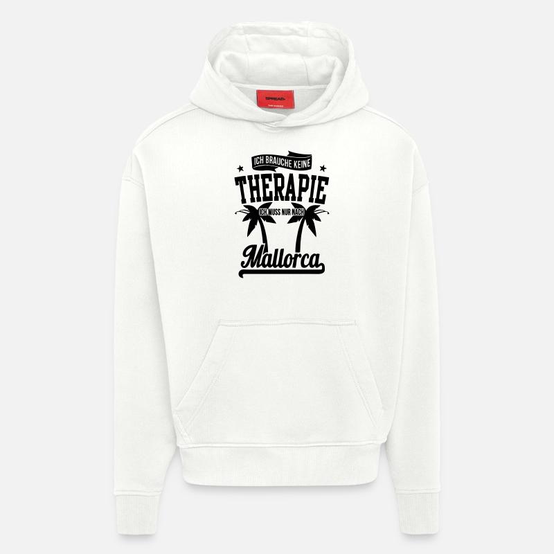 Mallorca - Hoodie- made by SPREAD  - OFF WHITE