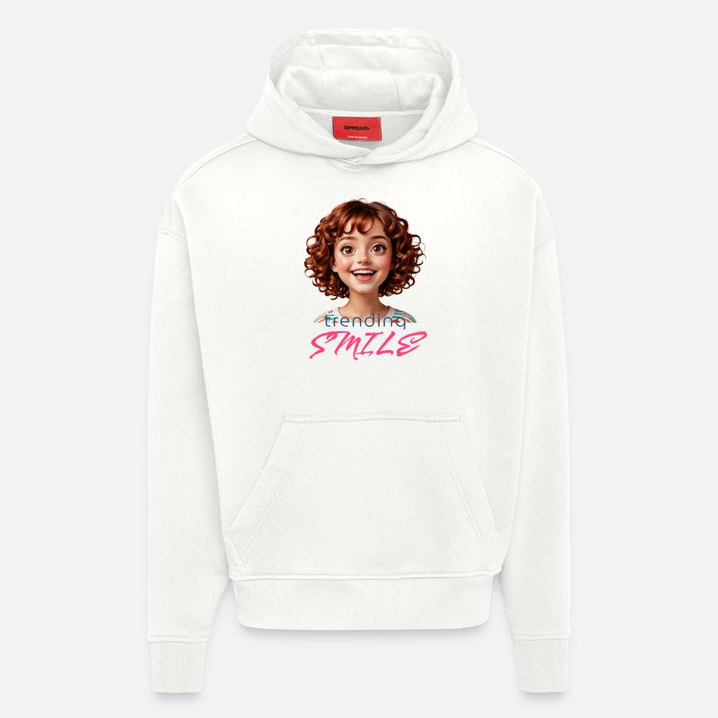 Mignon - Sweat à capuche bio épais oversize fabriqué en UE - OFF WHITE