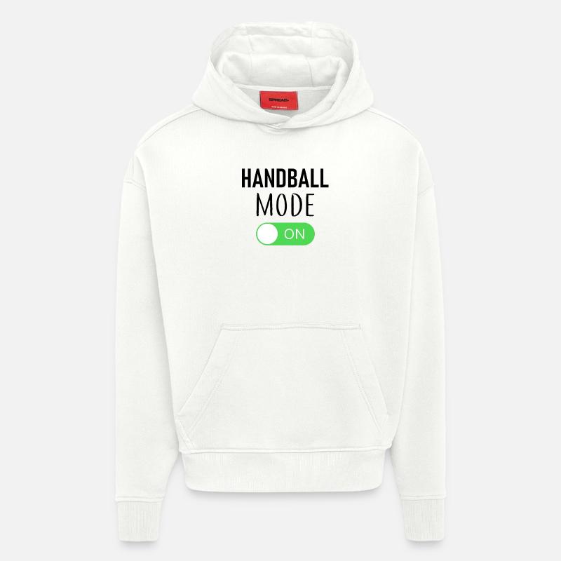 aaa Handball Mode On - Hoodie- made by SPREAD  - OFF WHITE