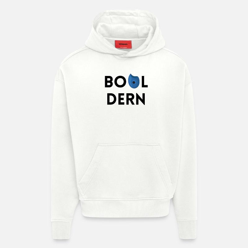 Bouldern - Simples Design mit Bouldergriff - Hoodie- made by SPREAD  - OFF WHITE