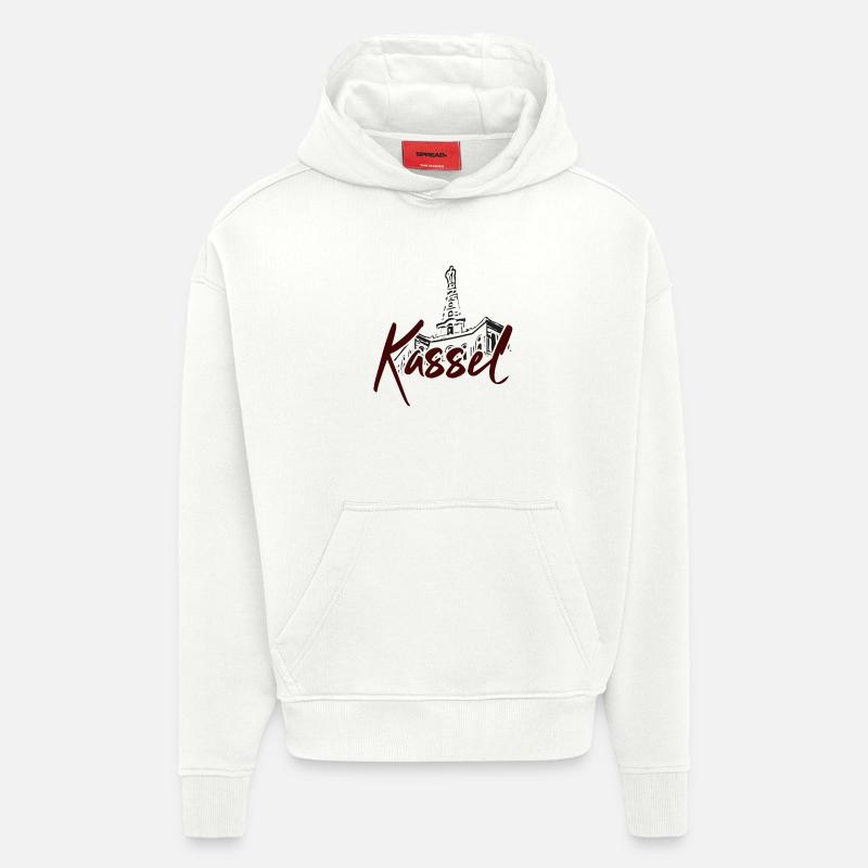 Hercule De Cassel - Sweat à capuche bio épais oversize fabriqué en UE - OFF WHITE