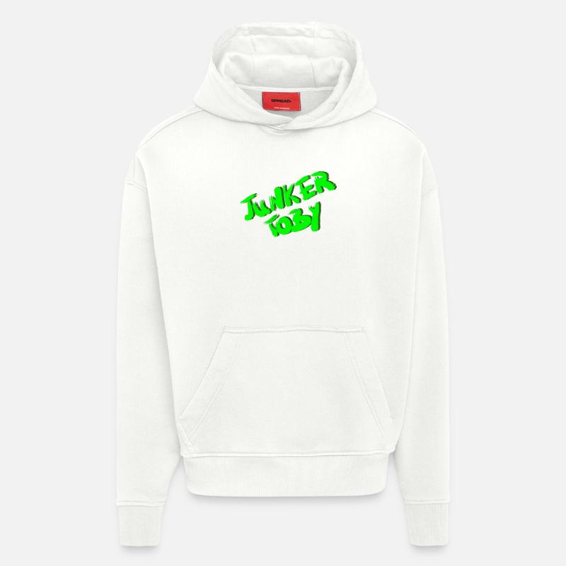 Junker Toby - Sweat à capuche bio épais oversize fabriqué en UE - OFF WHITE