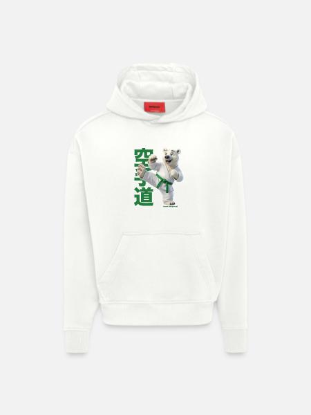 Karate Eisbär - Hoodie- made by SPREAD - OFF WHITE