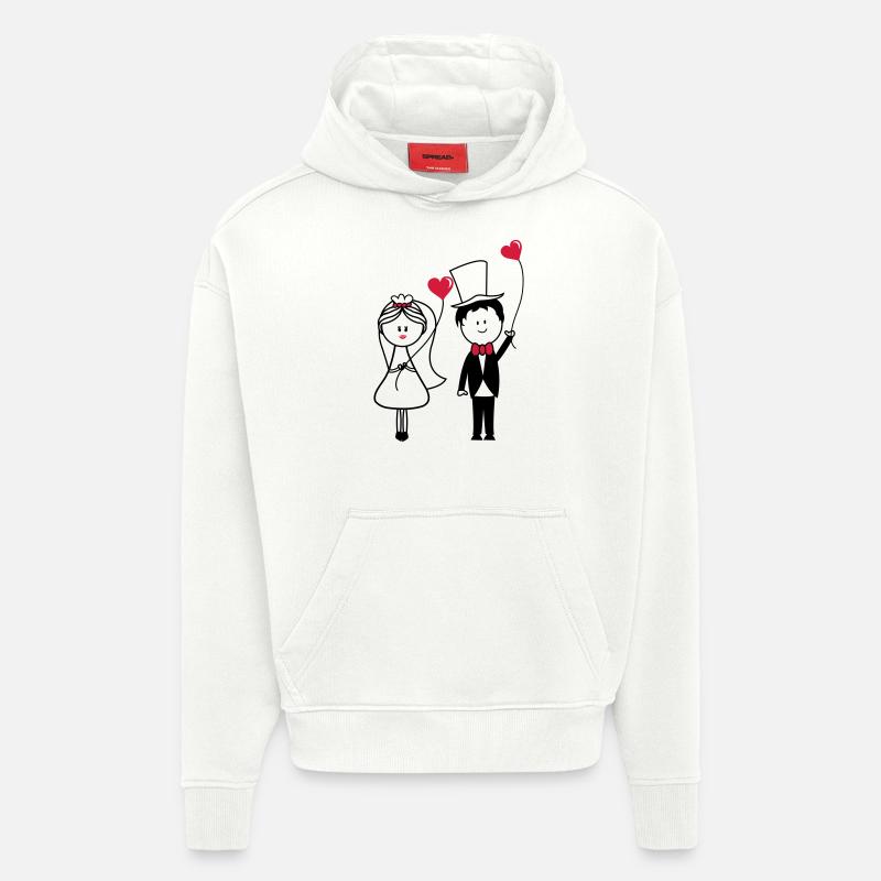 ehepaar_001 - Hoodie- made by SPREAD  - OFF WHITE