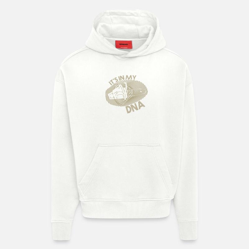 Tronçonneuse bûcheron Tronçonneuse - Sweat à capuche bio épais oversize fabriqué en UE - OFF WHITE