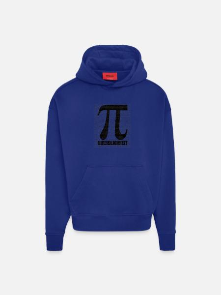 Pi Sign from Number Pattern - Hoodie- made by SPREAD  - OFF WHITE