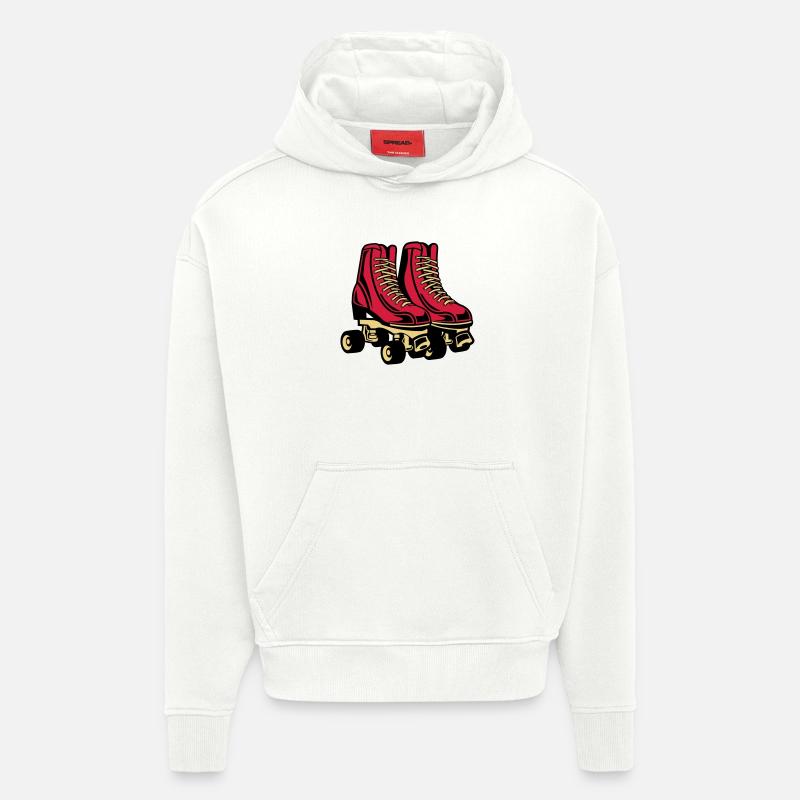 2541614 135123868 Roller Skate - Sweat à capuche bio épais oversize fabriqué en UE - OFF WHITE
