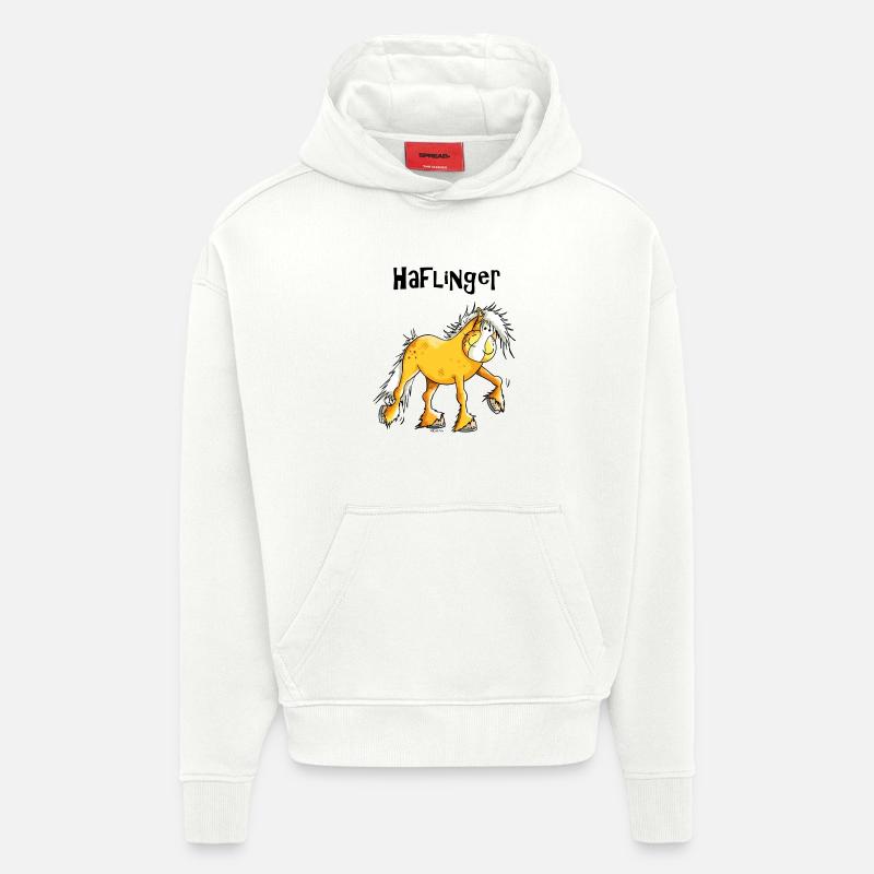 Hazel der Haflinger - Hoodie- made by SPREAD  - OFF WHITE