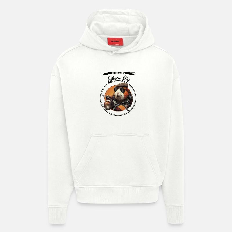 Cool guinea pig – statement design - Hoodie- made by SPREAD  - OFF WHITE