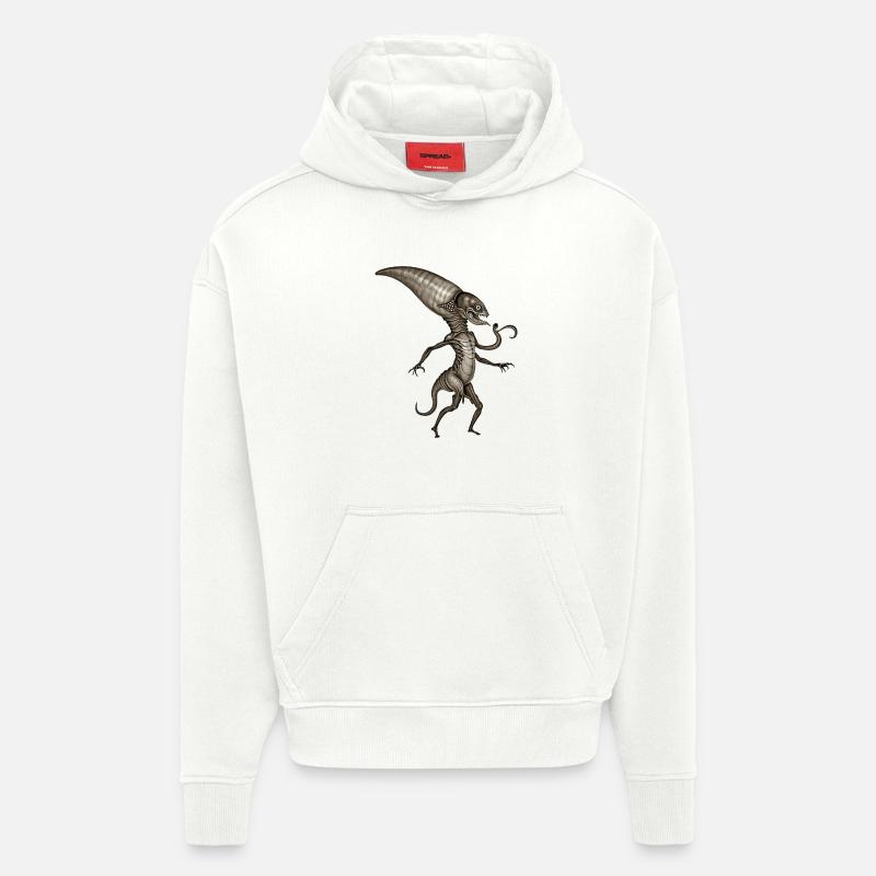BUG #8 - dark hell - Hoodie- made by SPREAD  - OFF WHITE