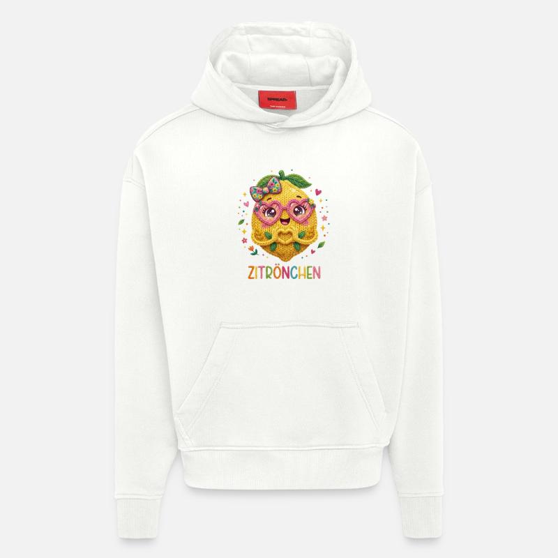 Lemon Lemon Lemon - Hoodie- made by SPREAD - OFF WHITE