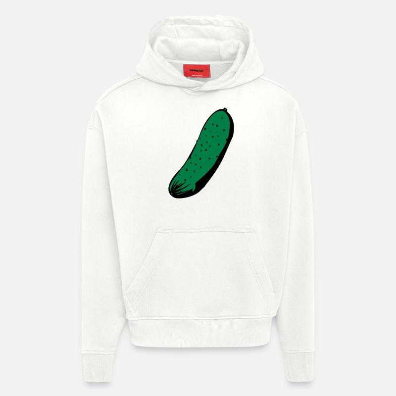 Gurke - Hoodie- made by SPREAD - OFF WHITE