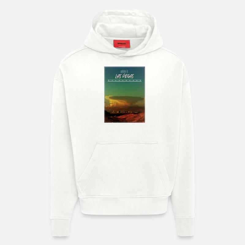 Las Vegas - Hoodie- made by SPREAD  - OFF WHITE