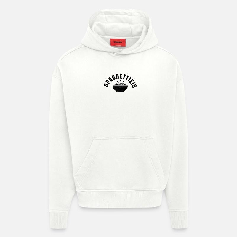 Spagetti Eis - Hoodie- made by SPREAD  - OFF WHITE