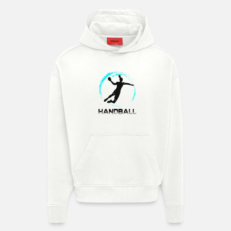 Handball - Hoodie- made by SPREAD  - OFF WHITE
