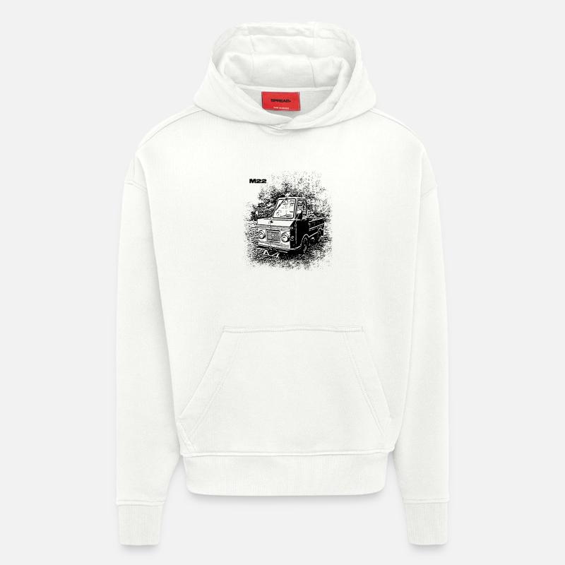 Multicar M22 - Hoodie- made by SPREAD  - OFF WHITE