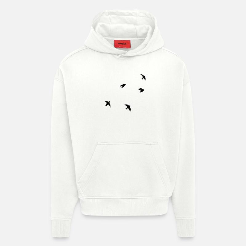 Mauersegler - Hoodie- made by SPREAD  - OFF WHITE