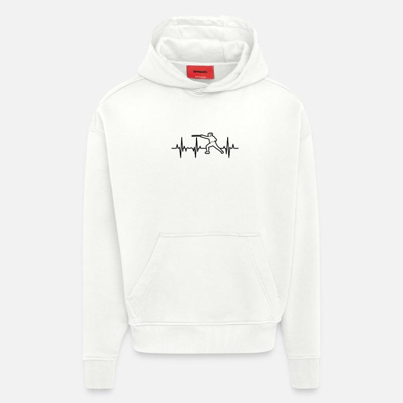 Fechter EKG - Hoodie- made by SPREAD  - OFF WHITE