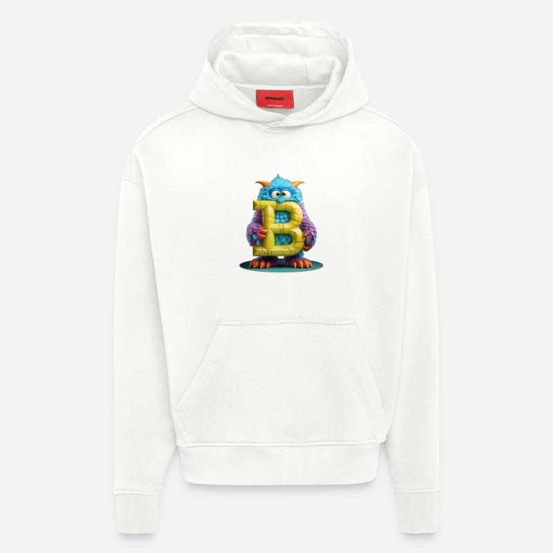 Monster B Riesiger Plüsch - Hoodie- made by SPREAD  - OFF WHITE